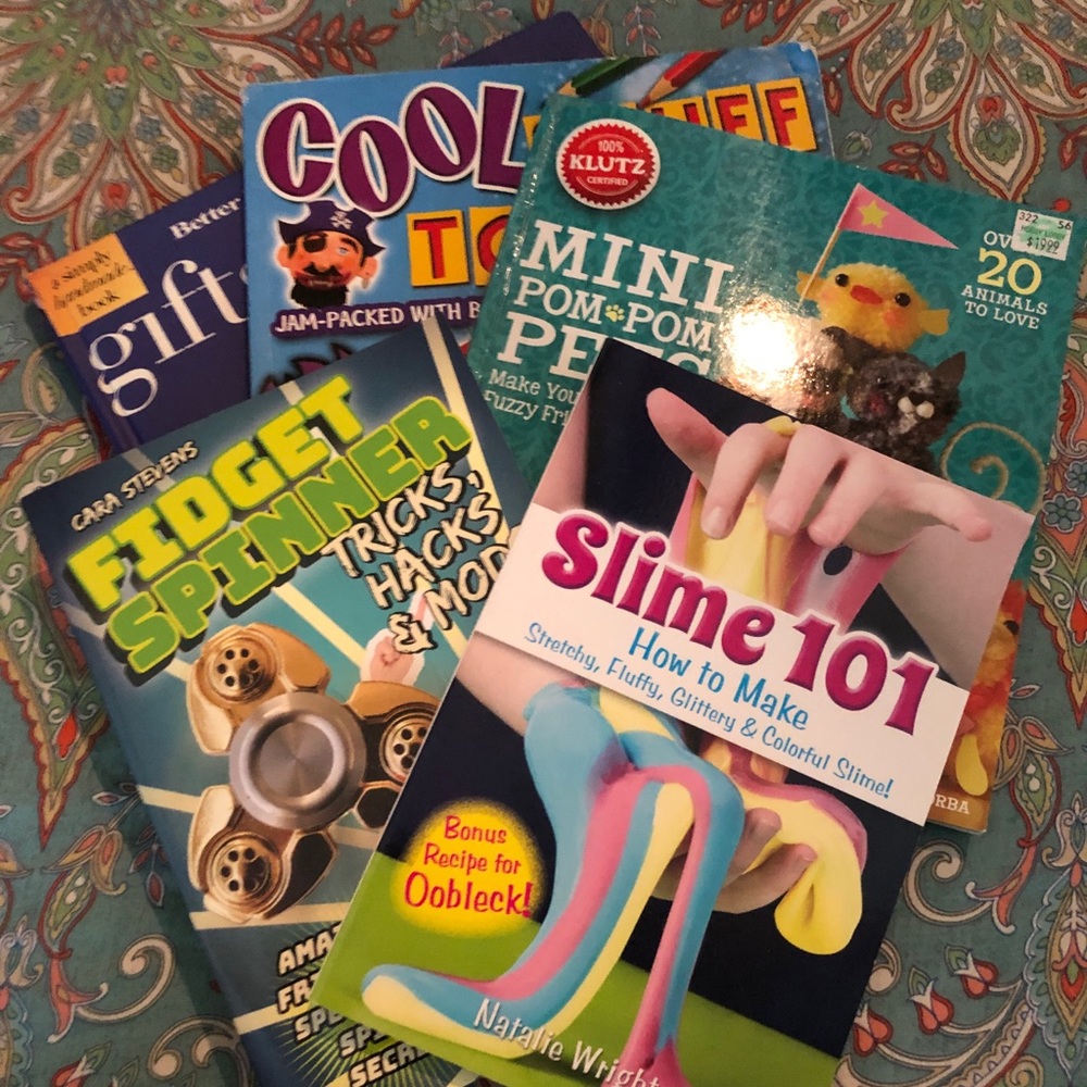 SOLD Kids DIY activity craft Book Lot